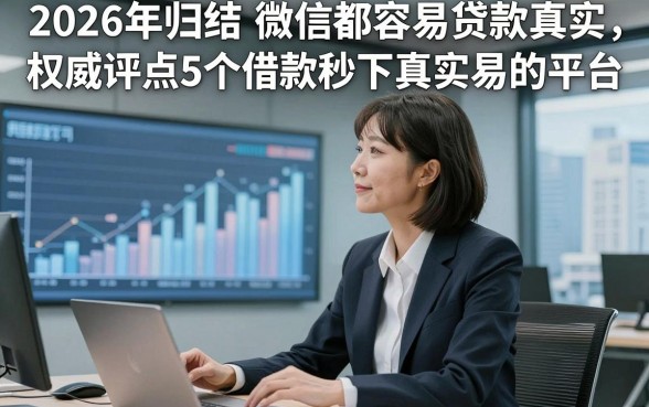2026年归结​微信都容易贷款真实，权威评点5个借款秒下真实易的平台