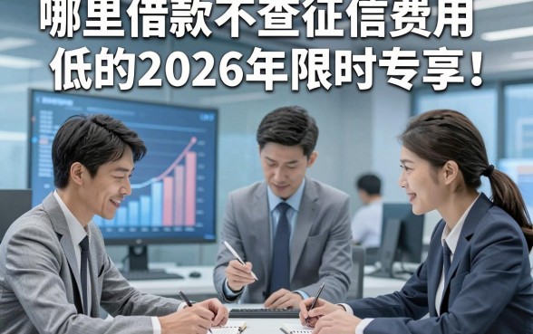 哪里借款不查征信费用低的2026年限时专享！搜罗五个对征信要求不高的借钱秒到账口子