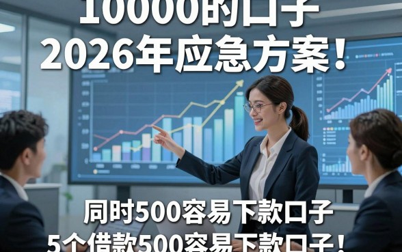 10000的口子2026年应急方案！同时展示5个借款500容易下款口子