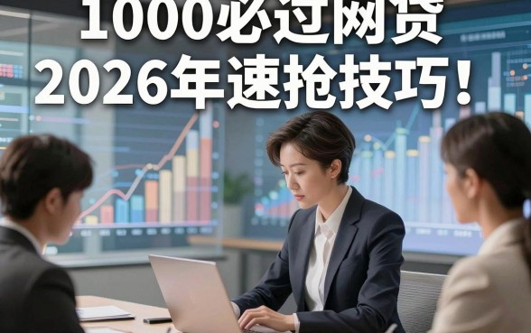 1000必过网贷2026年速抢技巧！本文为您深度汇总！