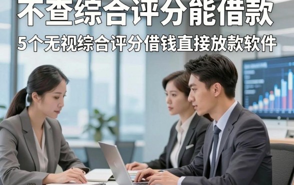 不查综合评分能借款，阐释5个无视综合评分借钱直接放款软件