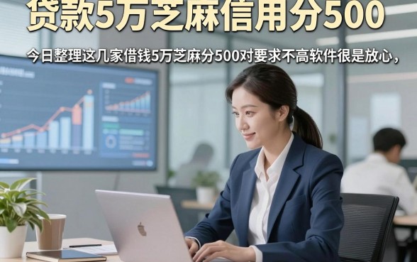 贷款5万芝麻信用分500，今日整理这几家借钱5万芝麻分500对要求不高软件很是放心