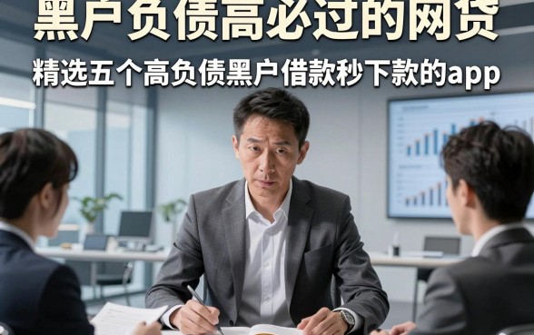 黑户负债高必过的网贷，精选五个高负债黑户借款秒下款的app