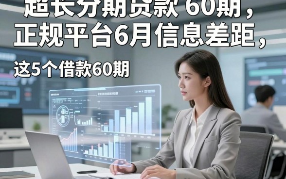 超长分期贷款60期正规平台6月信息差距，这5个借款60期对资质要求不高口子确实很高效