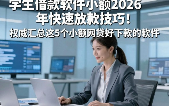 学生借款软件小额2026年快速放款技巧！权威汇总这5个小额网贷好下款的软件