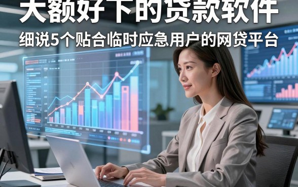 大额好下的贷款软件，本篇细说5个贴合临时应急用户的网贷平台