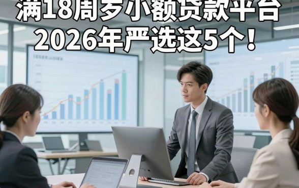 满18周岁小额贷款平台2026年严选这5个！本文为您深入讲述！