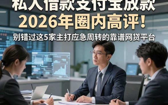 私人借款支付宝放款2026年圈内高评！别错过这5家主打应急周转的靠谱网贷平台