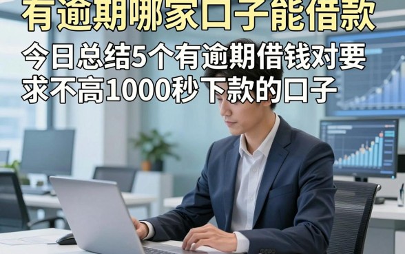 有逾期哪家口子能借款，今日总结5个有逾期借钱对要求不高1000秒下款的口子