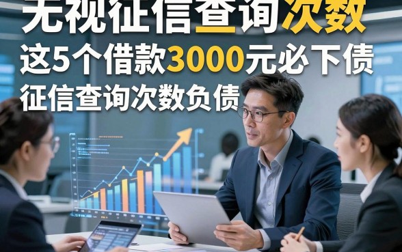 无视征信查询次数 负债，这5个借款3000元必下对征信查询次数负债要求不高软件值得优先尝试