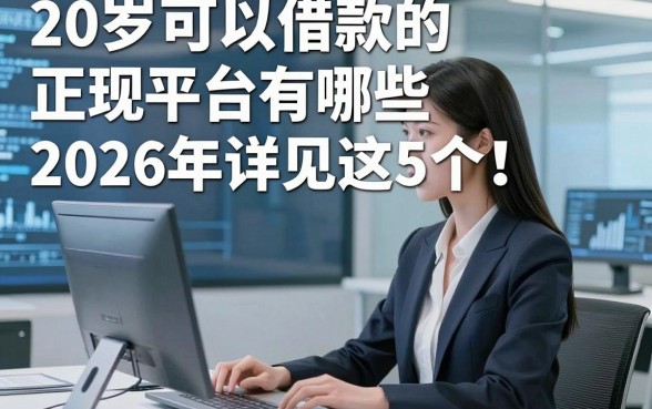 20岁可以借款的正规平台有哪些2026年详见这5个！本文为您精心集合！