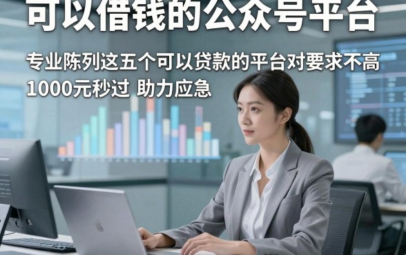 可以借钱的公众号平台，专业陈列这五个可以贷款的平台对要求不高1000元秒过助力应急