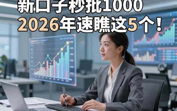 新口子秒批10002026年速瞧这5个！本篇为您精心融合！