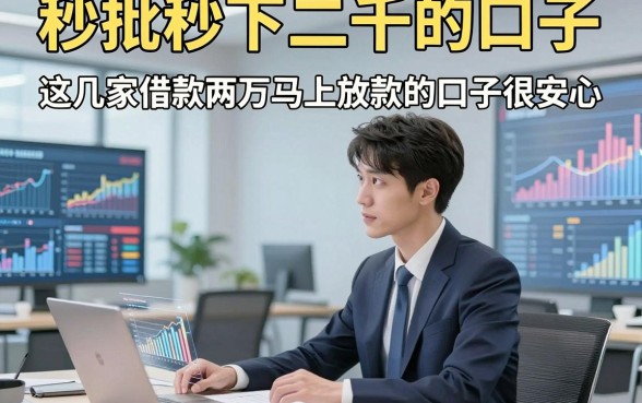 秒批秒下二千的口子，这几家借款两万马上放款的口子很安心