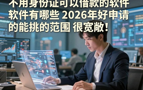 不用身份证可以借款的软件有哪些2026年好申请的能挑的范围很宽敞！，今天为您详细研讨​这五个黑户借款软件！