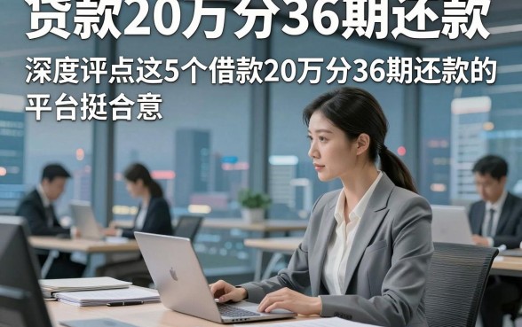 贷款20万分36期还款，深度评点这5个借款20万分36期还款的平台挺合意