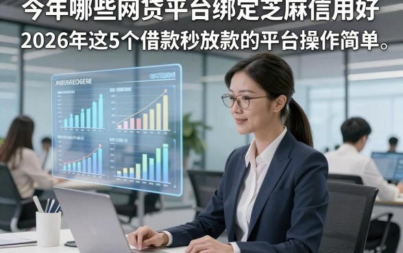 今年哪些网贷平台绑定芝麻信用好，2026年这5个借款秒放款的平台操作简单