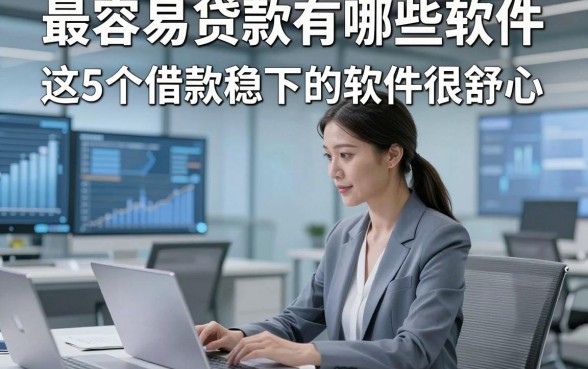 最容易贷款有哪些软件，分析这5个借款稳下的软件很舒心
