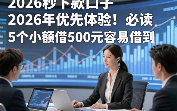 2026秒下款口子2026年优先体验！必读​5个小额借500元容易借到