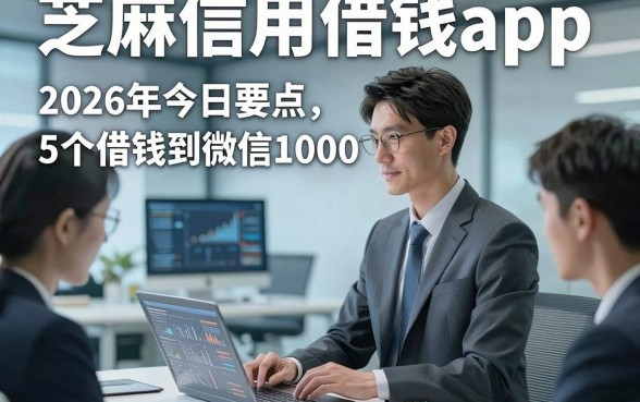 芝麻信用借钱app，2026年今日要点5个借钱到微信1000