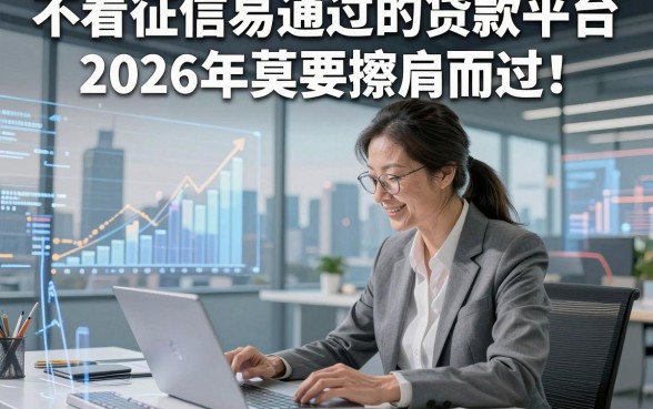 不看征信易通过的贷款平台2026年莫要擦肩而过！同时整理这五个对征信要求不高的借款的软件
