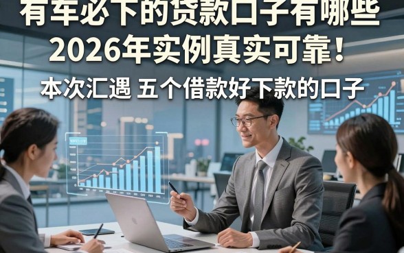 有车必下的贷款口子有哪些2026年实例真实可靠！本次汇总五个借款好下款的口子