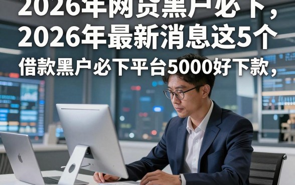 2026年网贷黑户必下，2026年最新消息这5个借款黑户必下平台5000好下款