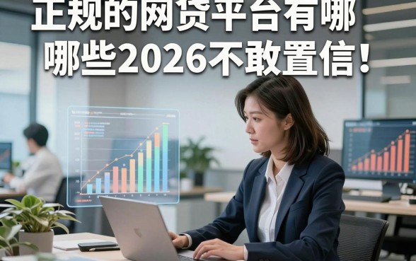 正规的网贷平台有哪些2026不敢置信！本篇详解5个满足急用钱需求的优质平台