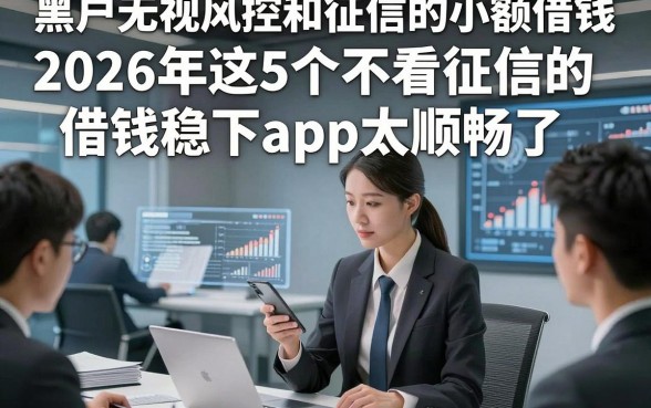 黑户无视风控和征信的小额借钱，2026年这5个不看征信的借钱稳下app太顺畅了