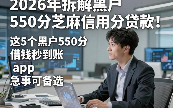 2026年拆解黑户550分芝麻信用分贷款，这5个黑户550分借钱秒到账的app急事可备选
