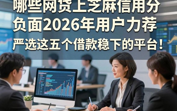 哪些网贷上芝麻信用分负面2026年用户力荐，严选这五个借款稳下的平台