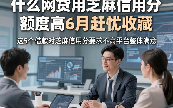 什么网贷用芝麻信用分额度高6月赶忙收藏，这5个借款对芝麻信用分要求不高平台整体满意
