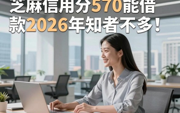芝麻信用分570能借款2026年知者不多！概括这5个只需芝麻信用贷款的平台