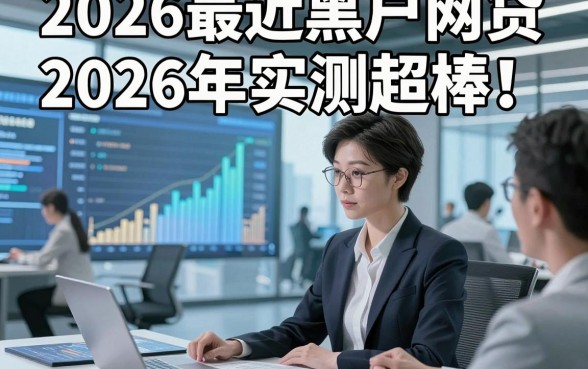 2026最近黑户网贷2026年实测超棒！叙述这5个征信不好评分不高能贷口子