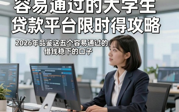 容易通过的大学生贷款平台限时得攻略，2026年品鉴这五个容易通过的借钱稳下的口子