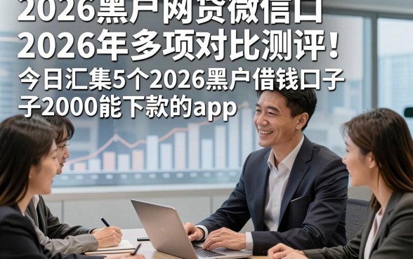 2026黑户网贷微信口2026年多项对比测评！今日汇集5个2026黑户借钱口子2000能下款的app