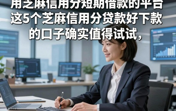 用芝麻信用分短期借款的平台，这5个芝麻信用分贷款好下款的口子确实值得试试