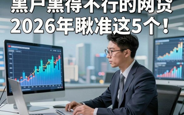 黑户黑得不行的网贷2026年瞅准这5个​！本篇为您详细精选！