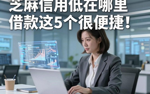 芝麻信用低在哪里借款这5个很便捷！本篇为您详细枚举！