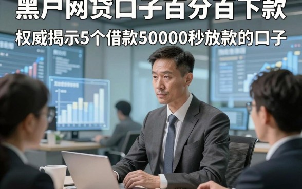 黑户网贷口子百分百下款，权威揭示5个借款50000秒放款的口子