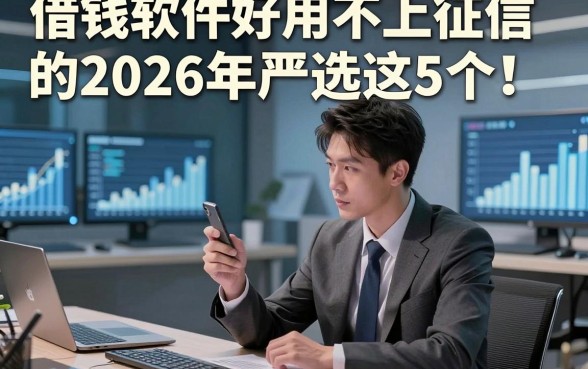 借钱软件好用不上征信的2026年严选这5个！本篇为您细致归类！