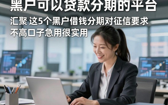 黑户可以贷款分期的平台，汇聚​这5个黑户借钱分期对征信要求不高口子急用很实用