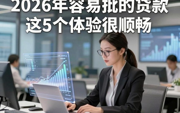 2026年容易批的贷款这5个体验很顺畅，本篇为您精心分享！