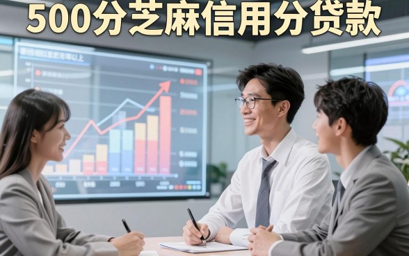 500分芝麻信用分贷款,同时梳理5个能分期三年以上的贷款