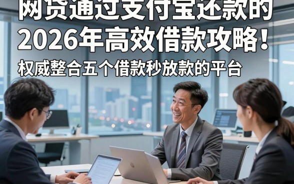 网贷通过支付宝还款的2026年高效借款攻略!权威整合五个借款秒放款的平台