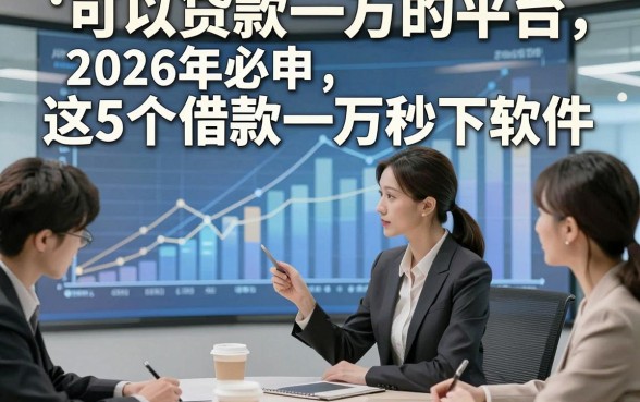 可以贷款一万的平台，2026年必申​这5个借款一万秒下软件