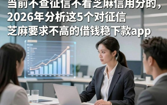 当前不查征信不看芝麻信用分的，2026年分析这5个对征信芝麻要求不高的借钱稳下款app