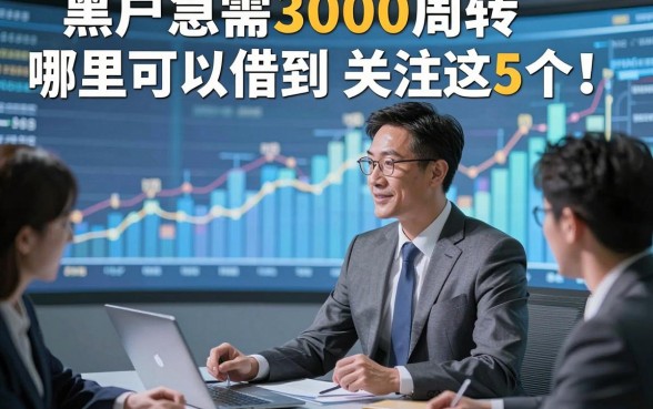 黑户急需3000周转哪里可以借到关注这5个！本文为您深度聚合！