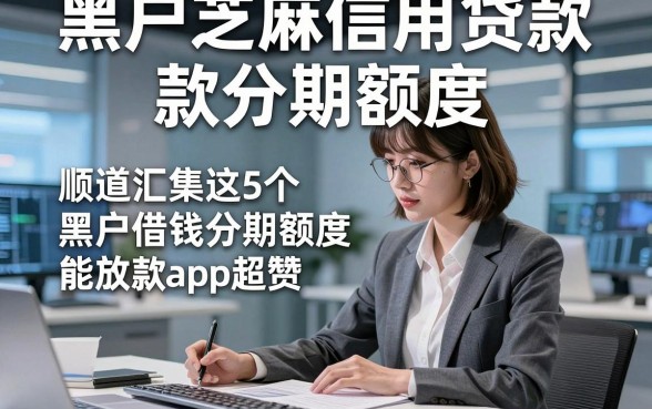 黑户芝麻信用贷款分期额度，顺道汇集这5个黑户借钱分期额度能放款app超赞
