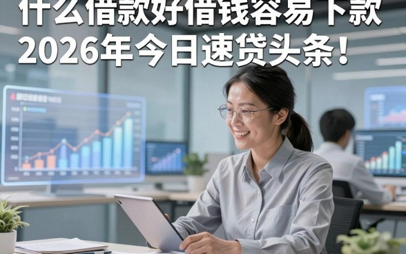 什么借款好借钱容易下款2026年今日速贷头条！归结​五个贷款容易下款5000元能放款的app